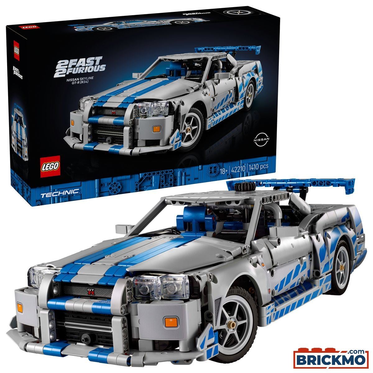 LEGO Technic 42210 2 Fast 2 Furious Nissan Skyline GT-R (R34) Flitzer – Bild 1