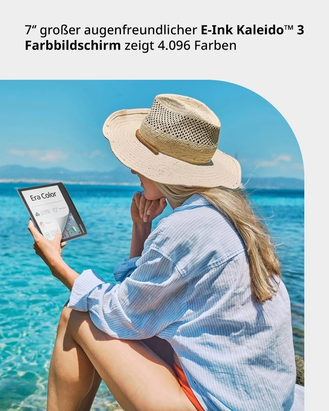 PocketBook E-Book-Reader: Era Color grau (Stormy Sea) – Bild 2