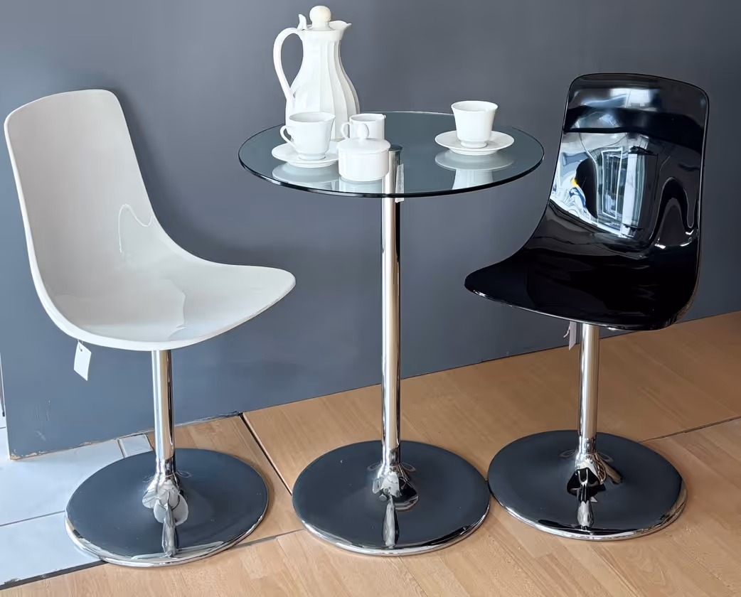 Tisch-Set Glastisch mit 2 Stühlen – Bild 1