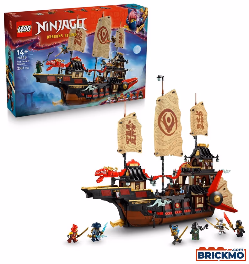 LEGO Ninjago 71848 Der Tempel-Flugsegler
