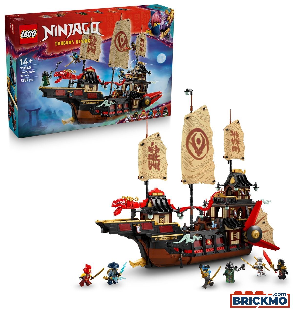 LEGO Ninjago 71848 Der Tempel-Flugsegler – Bild 1
