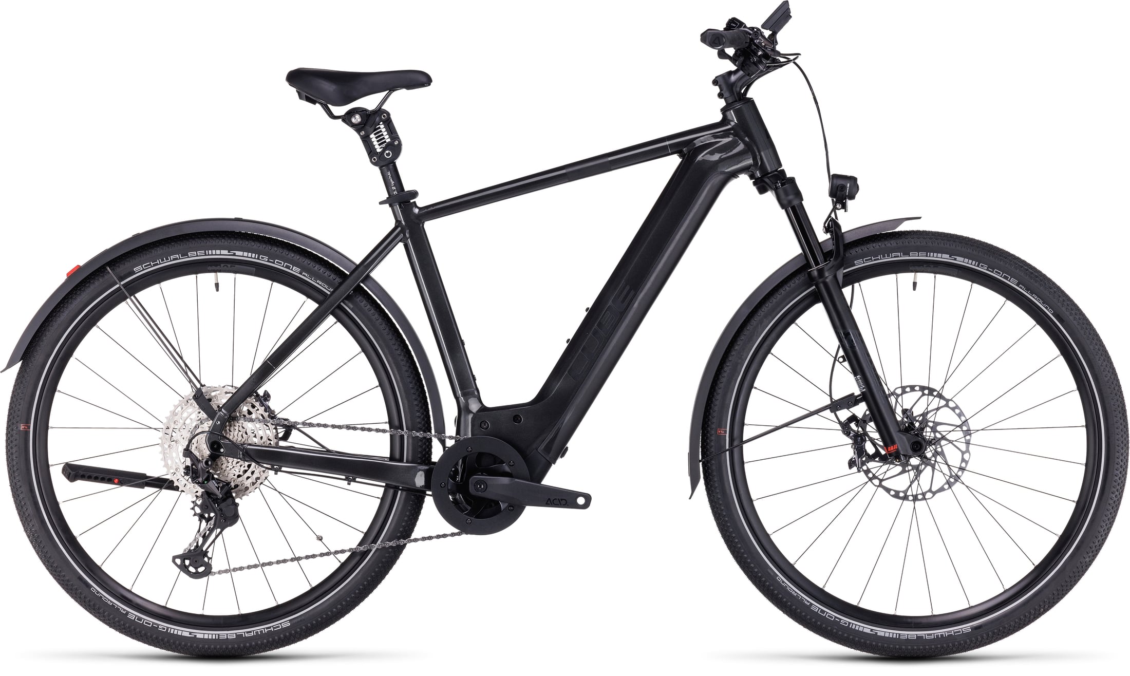 Cube Nuride Hybrid SLT 750 Allroad grey'n'metal Größe: 50 cm – Bild 1