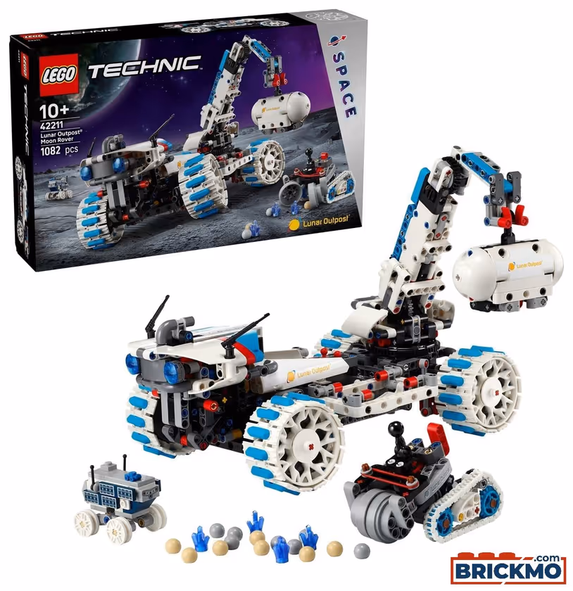 LEGO Technic 42211 Lunar Outpost Mondrover-Raumfahrzeug – Bild 1