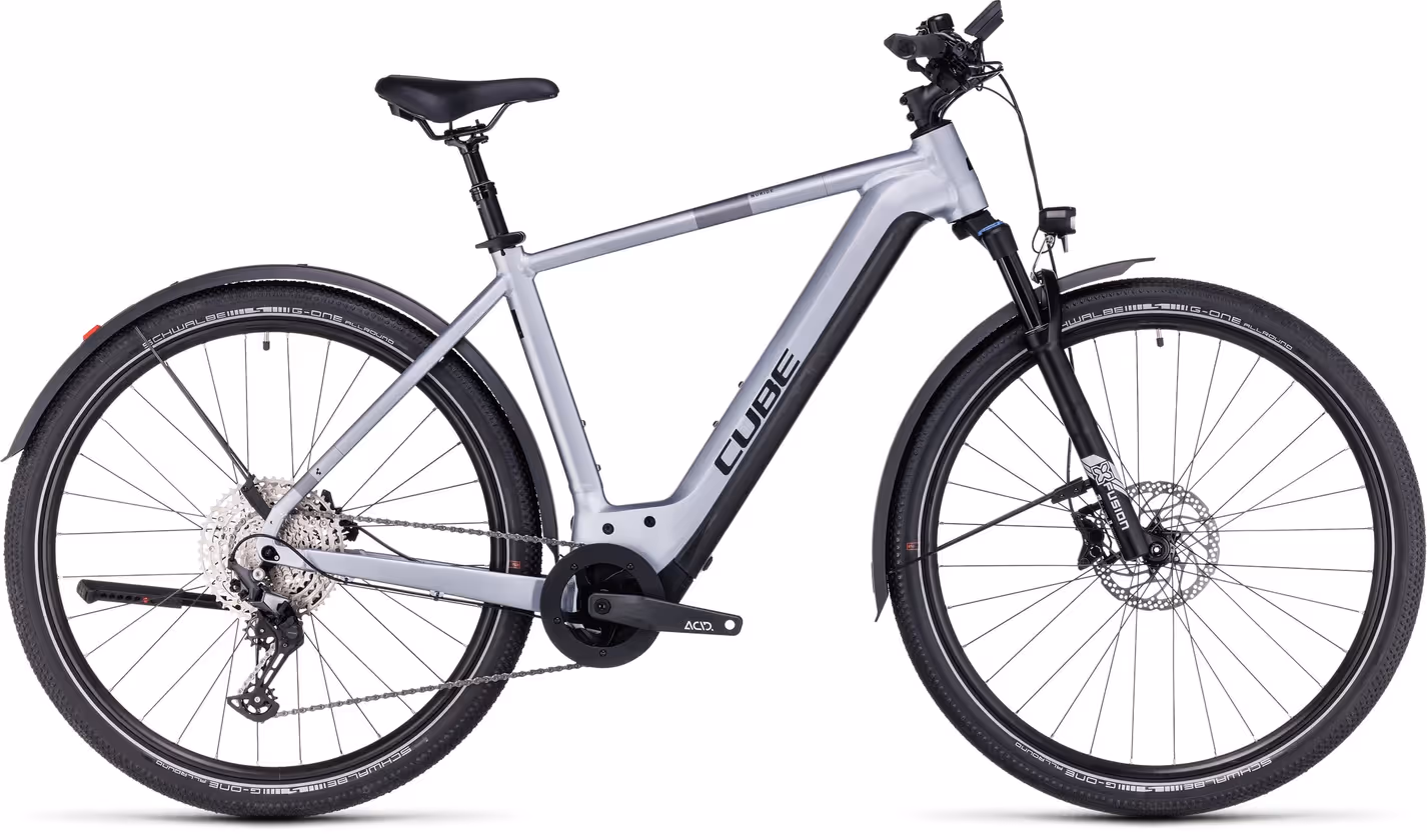Cube Nuride Hybrid EXC 750 Allroad polarsilver'n'black Größe: 54 cm – Bild 1