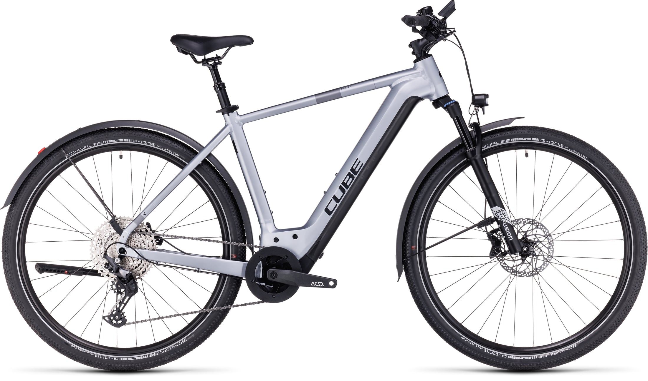 Cube Nuride Hybrid EXC 750 Allroad polarsilver'n'black Größe: 54 cm – Bild 1