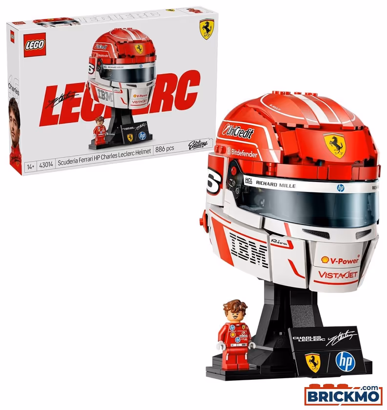 LEGO Special Edition V 2026 43014 Scuderia Ferrari HP Charles Leclerc Helm – Bild 1