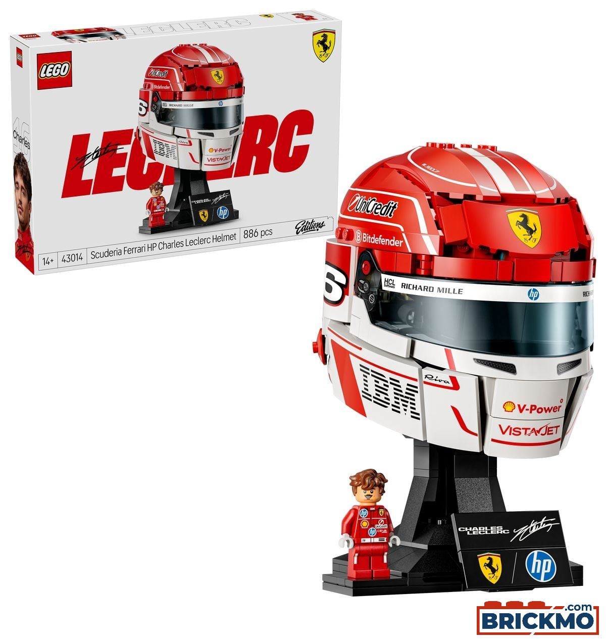 LEGO Special Edition V 2026 43014 Scuderia Ferrari HP Charles Leclerc Helm – Bild 1
