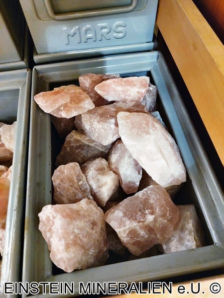 Rosenquarz Rohsteine 10kg – Bild 3
