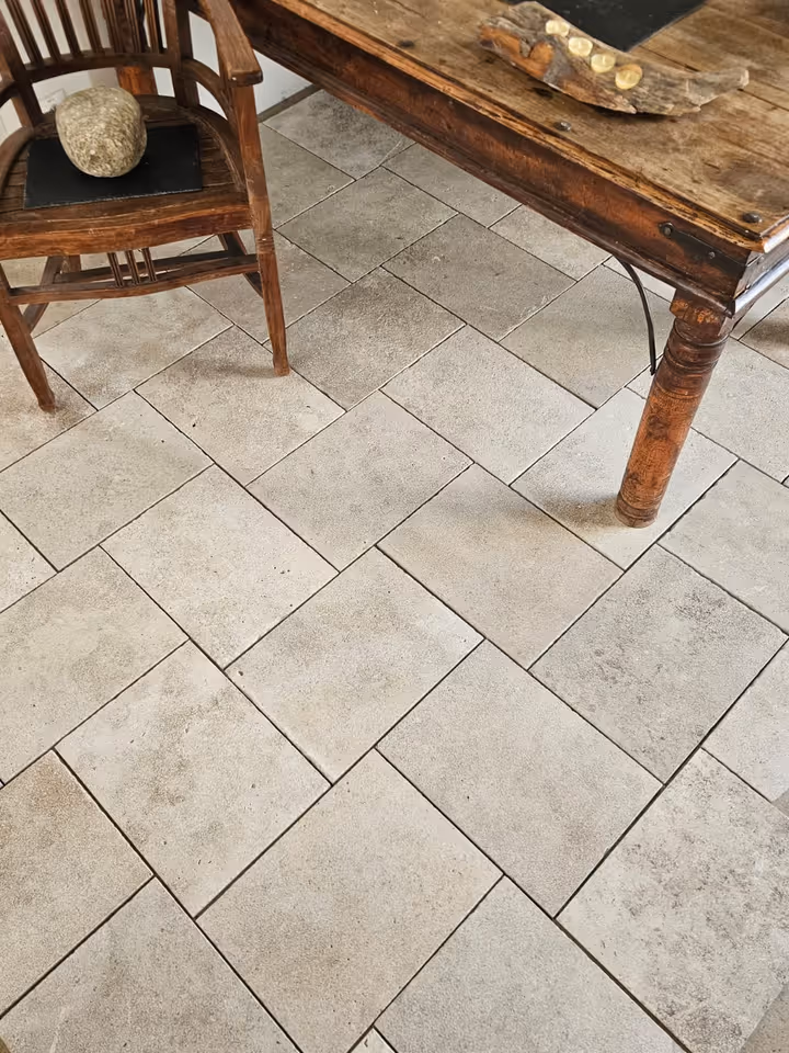 Edeltravertin Bodenplatten 40x30x1,2 cm
