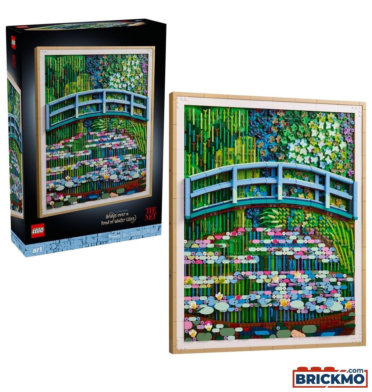 LEGO Art 31220 Claude Monet – Brücke über einen Seerosenteich – Bild 1
