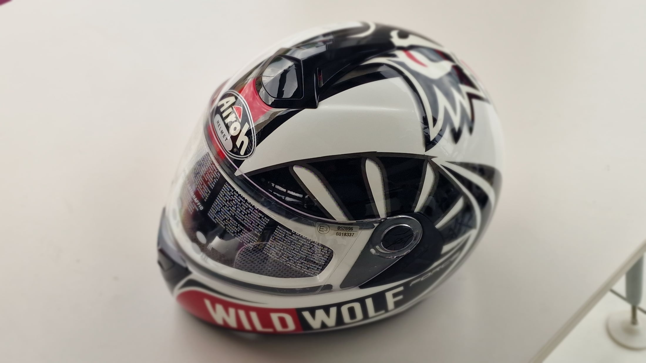 Sturzhelm Airoh Aster Wild Wolf - Größe L – Bild 3