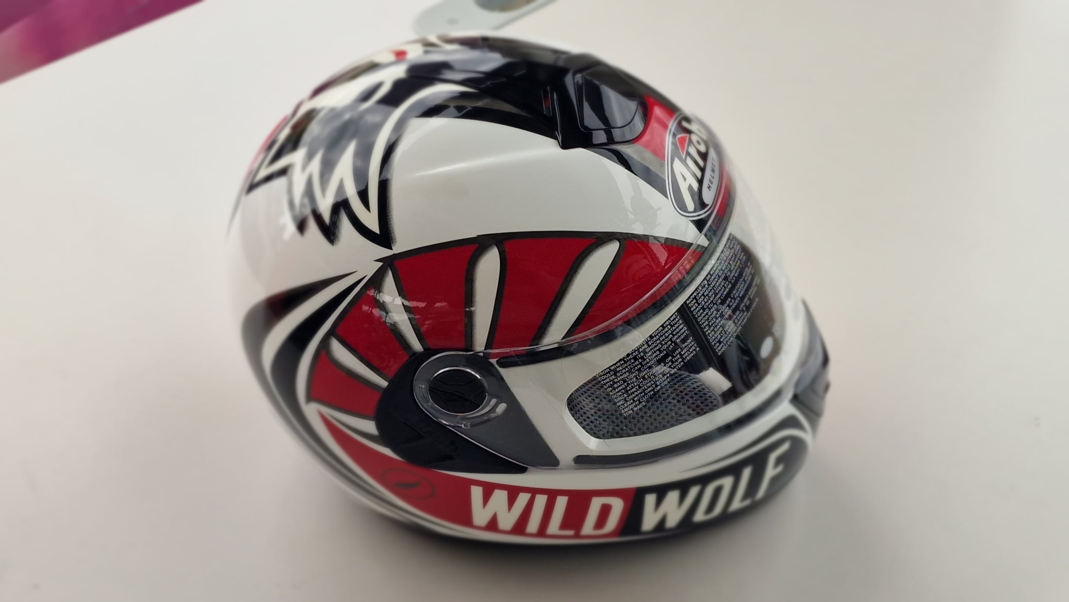 Sturzhelm Airoh Aster Wild Wolf - Größe L – Bild 2