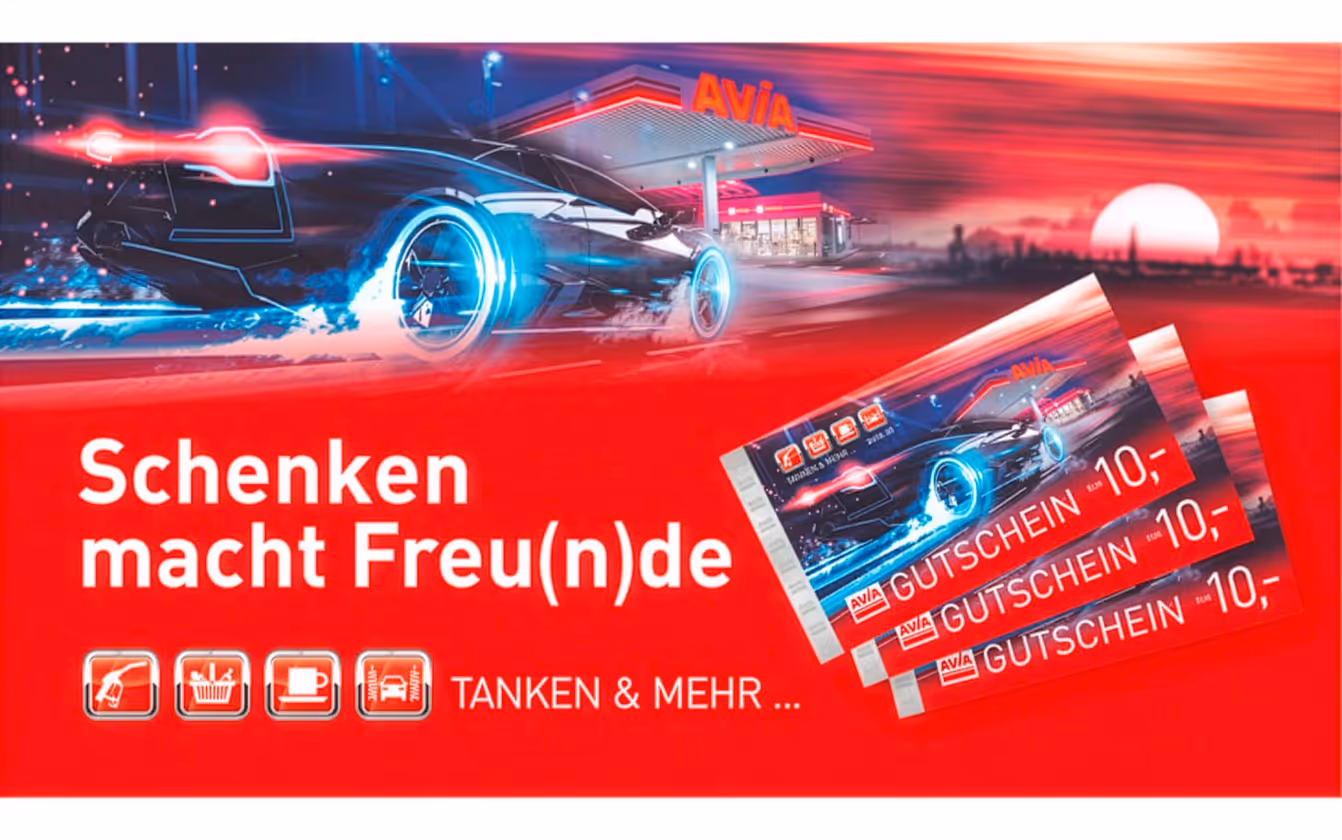 Tankgutscheine zu je 100€ von AVIA Seifriedsberger