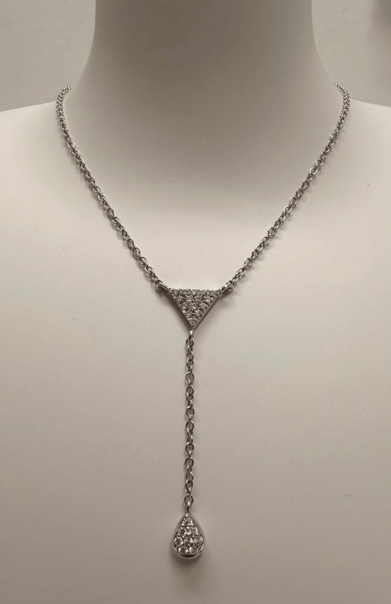 Weißgold Halskette – Bild 1