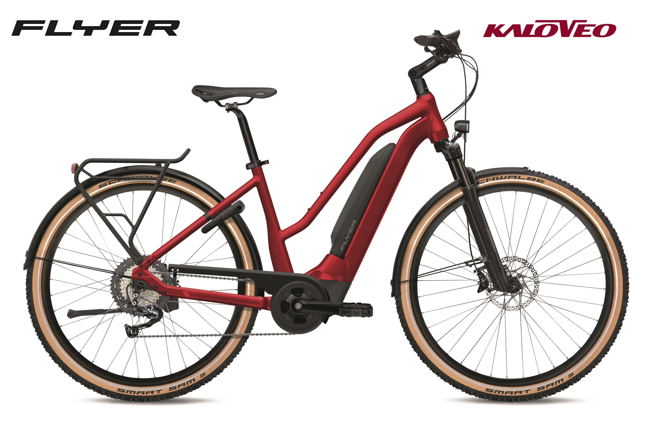 E-BIKE FLYER UPSTREET 5 3.12 TRAPEZ TREKKING XL/55 – Bild 2