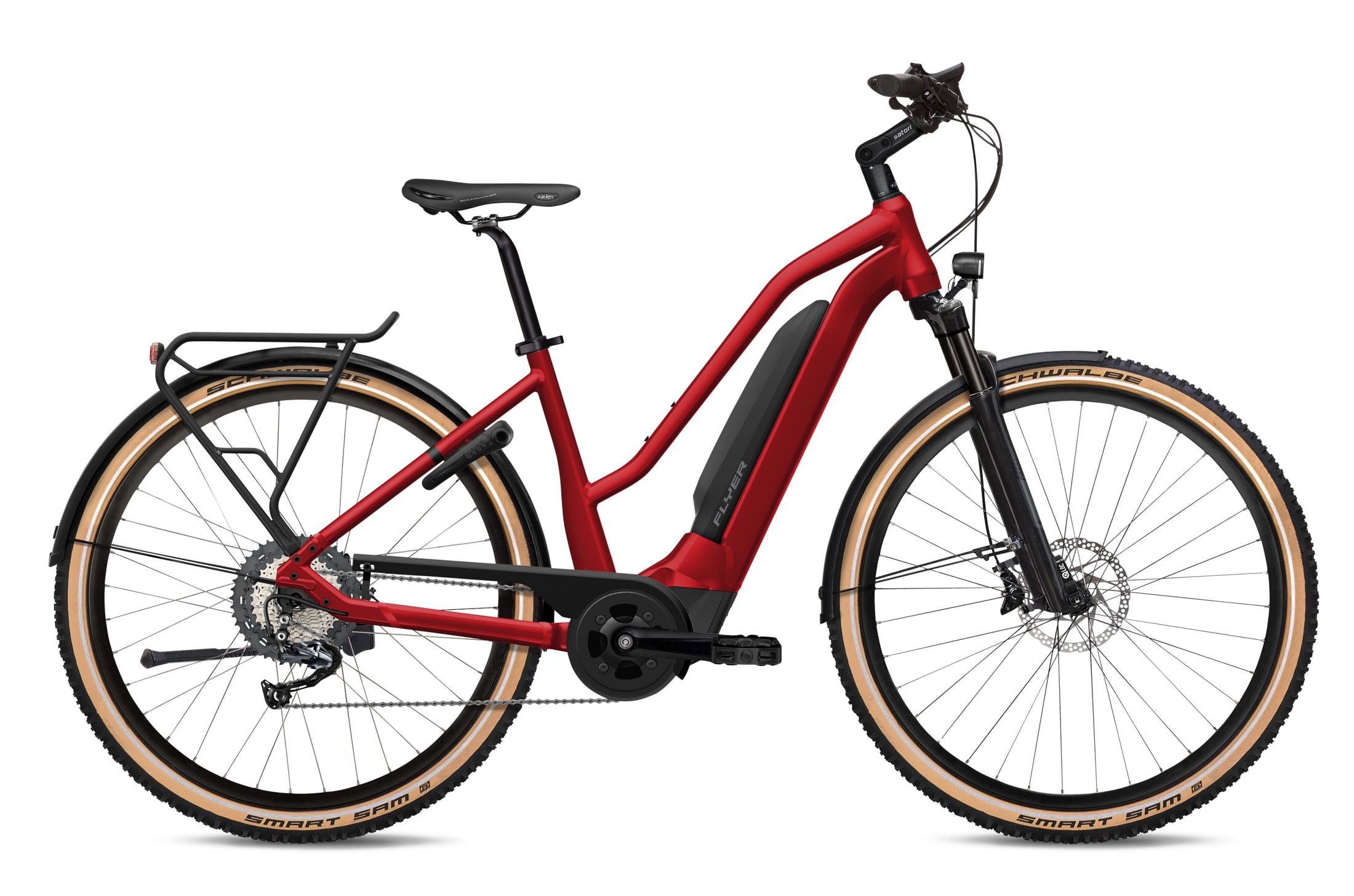 E-BIKE FLYER UPSTREET 5 3.12 TRAPEZ TREKKING XL/55 – Bild 1