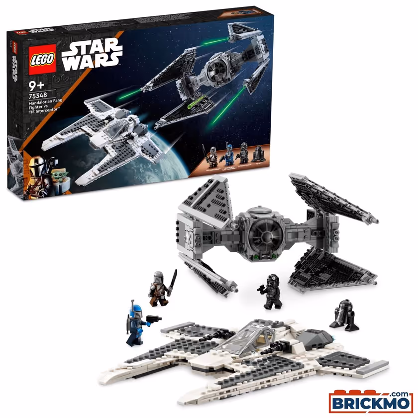 LEGO Star Wars 75348 Mandalorian Fang Fighter vs TIE Interceptor – Bild 1