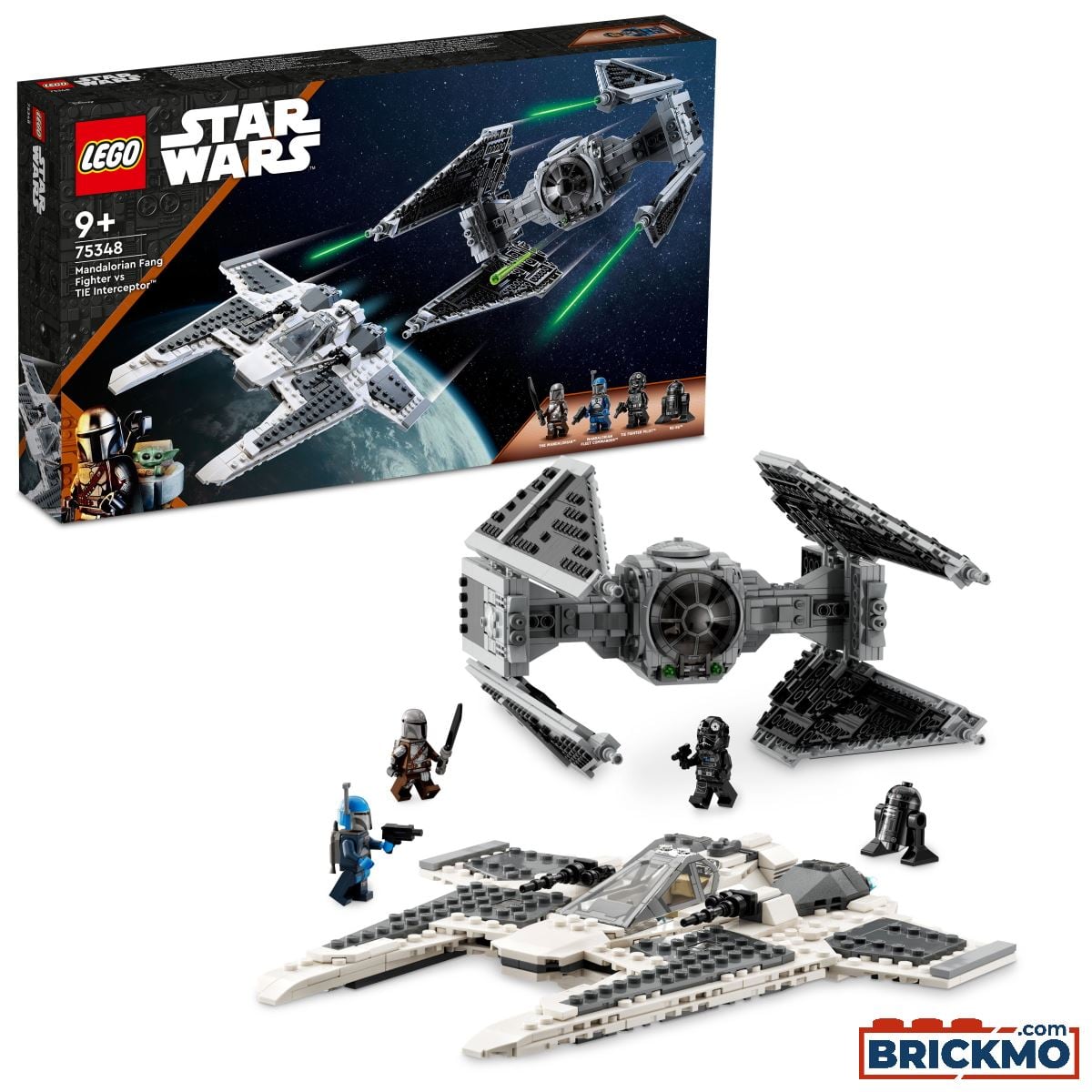 LEGO Star Wars 75348 Mandalorian Fang Fighter vs TIE Interceptor – Bild 1
