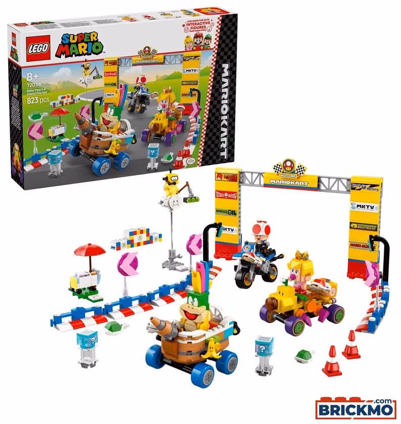 LEGO Super Mario 72036 Mario Kart Baby Peach & Grand Prix-Set – Bild 1