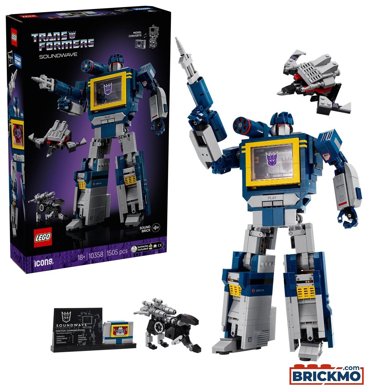 LEGO Icons 10358 Transformers: Soundwave – Bild 1