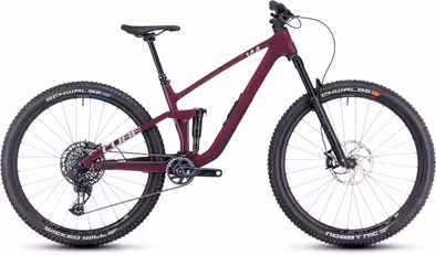 Cube Stereo ONE44 C:68X SLX wine'n'grey Größe: M / MTB Fully – Bild 1