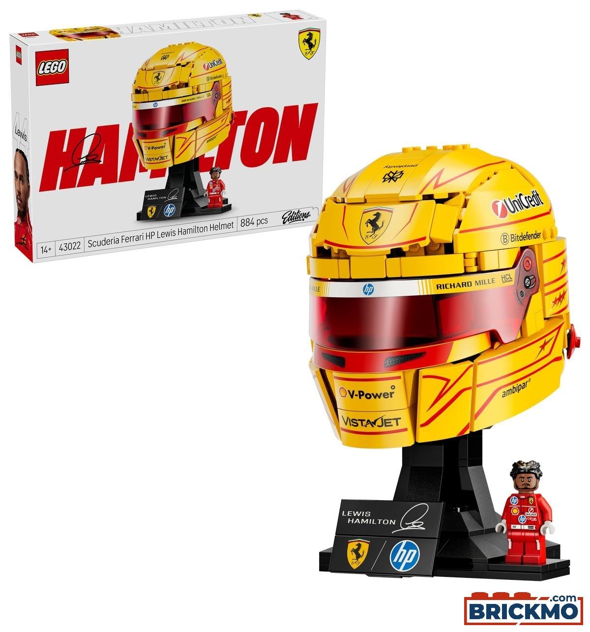 LEGO Special Edition V 2026 43022 Scuderia Ferrari HP Lewis Hamilton Helm – Bild 1