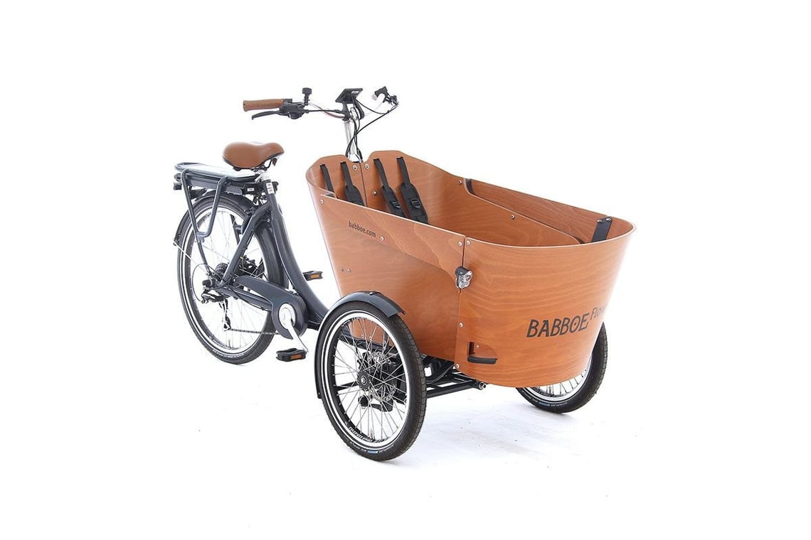 E-Lastenrad Babboe Flow-E 500 Wh – Bild 1