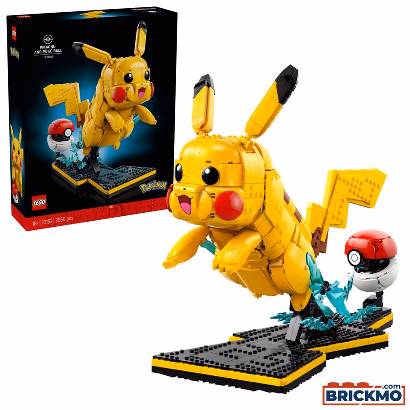 Mehrere Stückanzahl von LEGO Pokémon 72152 Pikachu und Pokéball – Bild 1